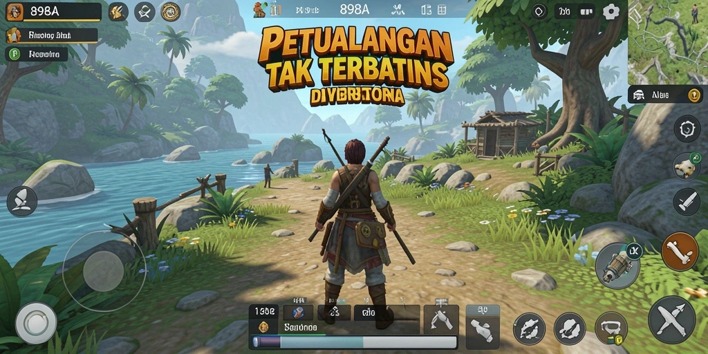 Gameplay seru dalam dunia terbuka yang luas.