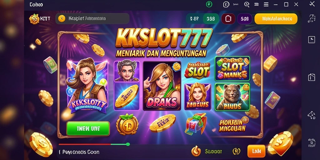 Tampilan menarik dari gameplay slot KKSLOT777 yang mengasyikkan.