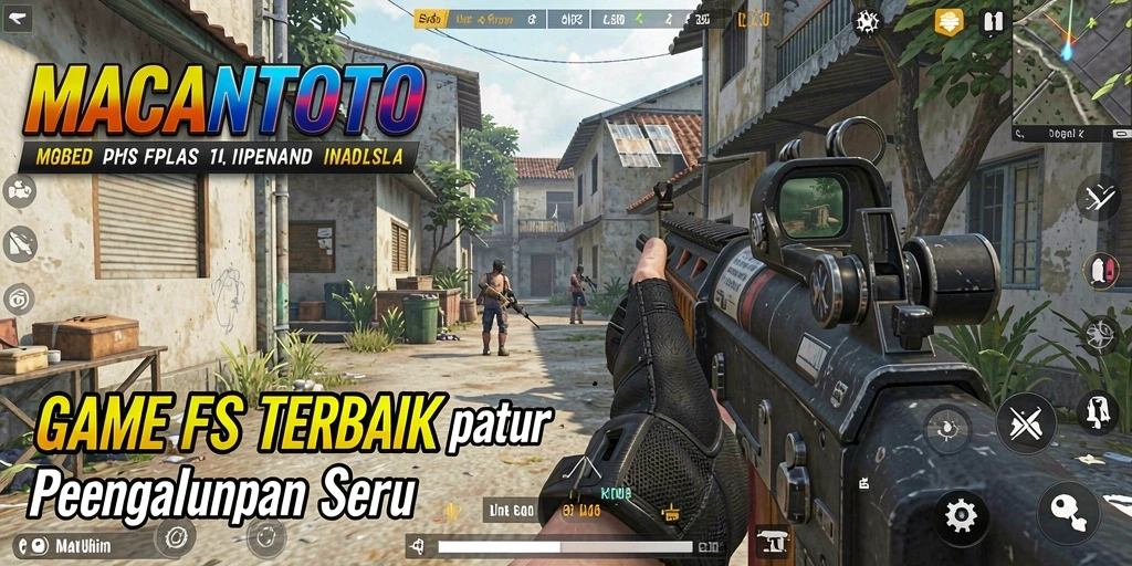 Tampilan seru dari gameplay <strong>MACANTOTO</strong>, mendemonstrasikan aksi tembak-menembak yang mendebarkan.