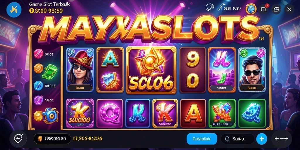 Tampilan luar biasa dari gameplay slot di MAYASLOTS.