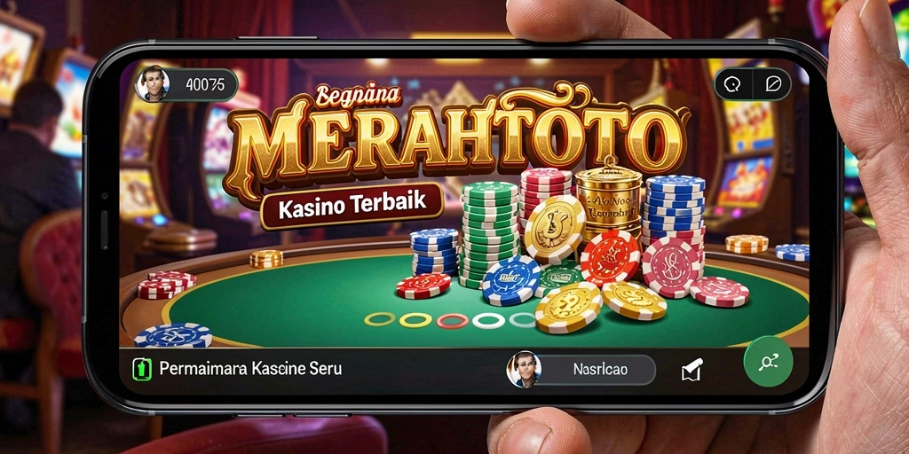 Tampilan gameplay menarik di MERAHTOTO dengan berbagai permainan Kasino.