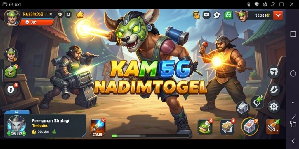 Screenshot gameplay dari NADIMTOGEL yang menampilkan aksi seru dan strategi.