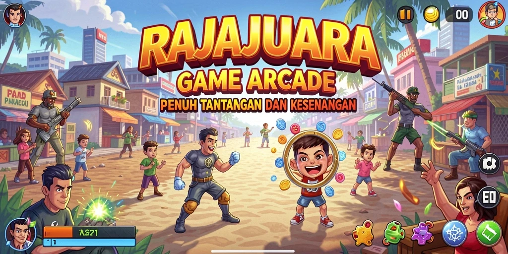 Gameplay seru dan menantang di RAJAJUARA.