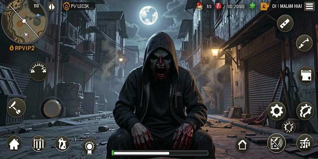 Gameplay mencekam dengan suasana horor yang intens.