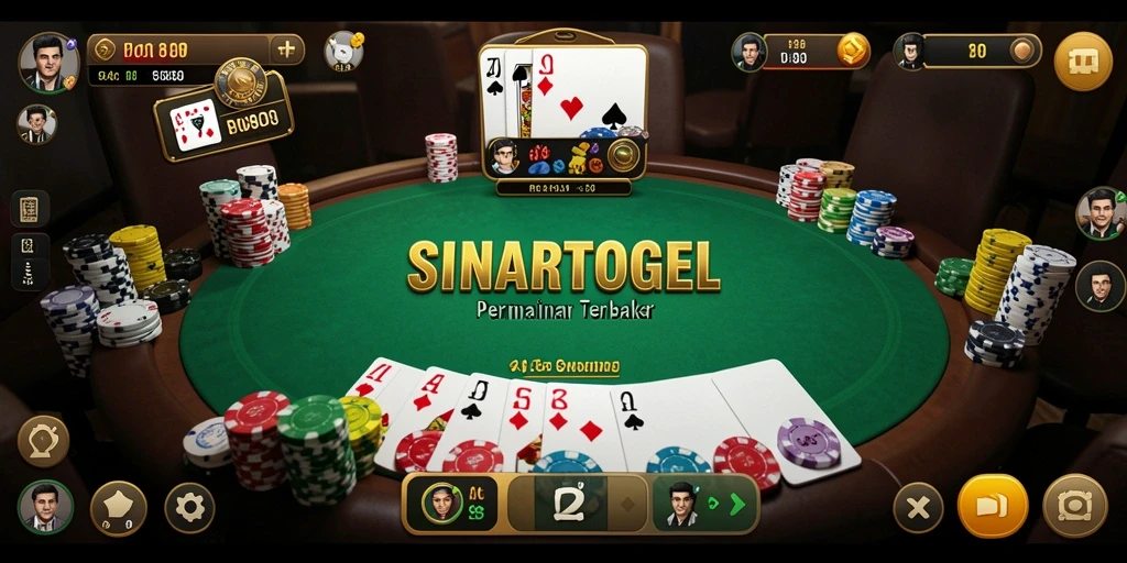 Gameplay Poker yang menarik dalam aplikasi SINARTOGEL.