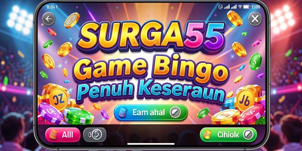 Tampilan gameplay SURGA55 yang seru dan interaktif untuk permainan Bingo.